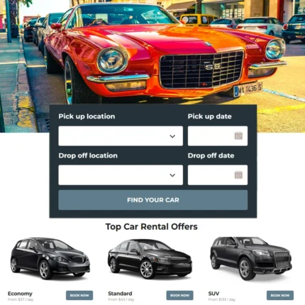 Rent a Car Booking System